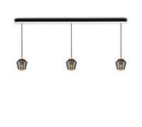 less'n'more ETHICS Suspension à 3 sources lumineuses, LED, E-3GPL-1540-P1-KGG-GG,