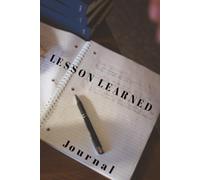 LESSON LEARNED Journal
