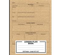 Lesson Plan Book: Undated Curriculum Planner for Teachers.