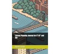 Lesson Planning Journal for 6"x9" and 150