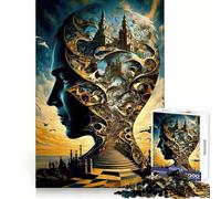 L'essor de l'IA Puzzles pour Adolescents 1000 pièces Stimule la mémoire Détends-toi Finition précise Cadeau Exceptionnel 38x26cm
