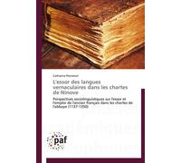 L'essor des langues vernaculaires dans les chartes de ninove - PEERSMAN-C - P.academiques Francophones - broché - Essai