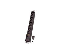 Lestar latte alimentation iec, 8 prises, rack 19 , 5m lzrm 810 bw g-a k. cz 5,0m iec32