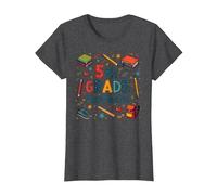 L'esthétique de 5e année dans la Nostalgie de Mon école de cinquième année T-Shirt, Femme, Chiné Foncé, S