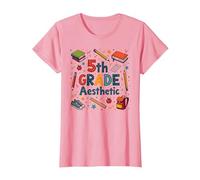 L'esthétique de 5e année dans la Nostalgie de Mon école de cinquième année T-Shirt, Femme, Rose, 3XL