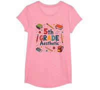 L'esthétique de 5e année dans la Nostalgie de Mon école de cinquième année T-Shirt, Fille, Rose, S