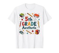 L'esthétique de 5e année dans la Nostalgie de Mon école de cinquième année T-Shirt, Homme, Blanc, S