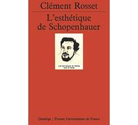 L'Esthétique de Schopenhauer