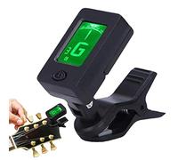 Lesunbak Accordeur de guitare | Accordeur d'instruments à cordes à clipser avec écran LED, accordeur chromatique portable et précis pour basse, ukulélé, violon, guitare et autres instruments à cordes
