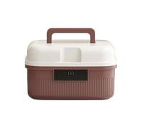 Lesunbak Boîte à médicaments, coffre-fort avec poignée de transport | Boîte à médicaments avec code | Pour bureau, maison, école, voyage, chambre à coucher