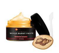 Lesunbak Flamme Pâte pour Bois, Pâte À Brûler Facile À Appliquer pour Gel De Combustion en Bois 120ml, Pyrogravure Accessoires pour Le Bois Et L'artisanat, Tissu, Papier, Cuir