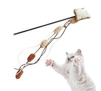 Lesunbak interactive pour chat, jouets alimentaires pour chatons, interactive avec cloche, simulation de chasse pour chats, stimulant l'exercice et l'enrichissement mental