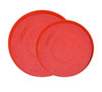 Lesunbak Mangeoire à poulet | Assiette de récipient d'alimentation pour volaille | Abreuvoir réutilisable pour oiseaux, poules, pigeons, cailles, enclos de jardin, ferme, extérieur, poulailler, grange