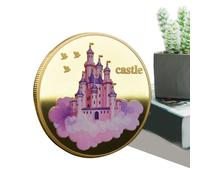Lesunbak Pièce de monnaie de collection | Pièce de monnaie fantaisie pour récompenses de dents perdues - Souvenir souvenir de fée des dents de collection pour garçons filles collection