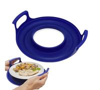 Lesunbak Plateau À Poignée pour Micro-Ondes | Plateau À -Ondes, Plateaux À Assiettes Support De Bol Chaud, Plateau De Transport avec Poignées, Outils De Cuisine Résistants À La