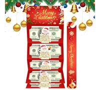 Lesunbak Porte-monnaie de Noël | Fournitures de fête, porte-billets de Noël avec 6 emplacements pour espèces - pour hommes, femmes, filles, jeunes, adolescents, épouse, mari, fils, fille, famille