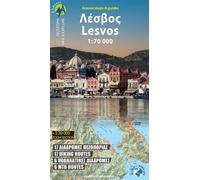 Lesvos - Échelle 1 : 70 000, Edition bilingue anglais-grec - Collectif - Anavasi - Atlas / carte