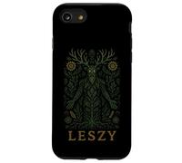 Leszy Slavic Woodland Spirit Green Man Forest Art païen Coque pour iPhone SE (2020) / 7/8