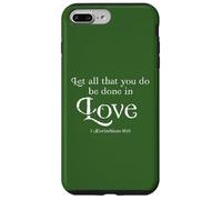 Let All That You Do Be Done in Love 1 Corinthians 16:14 Coque pour iPhone 7 Plus/8 Plus