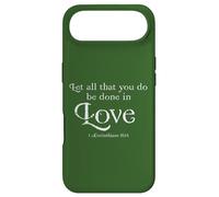 Let All That You Do Be Done in Love 1 Corinthians 16:14 Coque pour iPhone Air