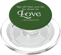 Let All That You Do Be Done in Love 1 Corinthians 16:14 PopSockets PopGrip pour MagSafe