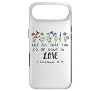 Let All That You Do Be Done in Love God 1 Corinthians 16:14 Coque pour iPhone Air