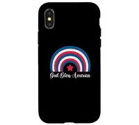 Let Freedom Ring 4th Juillet Independence Day God Bless America Coque pour iPhone X/XS