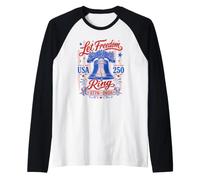 Let Freedom Ring Bell 4 Juillet Manche Raglan