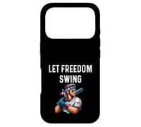Let Freedom Swing Baseball Player - Mullet Lunettes de Soleil Drapeau Coque pour iPhone 17 Pro