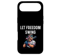 Let Freedom Swing Baseball Player - Mullet Lunettes de Soleil Drapeau Coque pour iPhone Air
