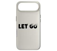 Let Go, Minimalist Typographic Metaphor Design Coque pour iPhone Air
