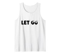 Let Go, Minimalist Typographic Metaphor Design Débardeur