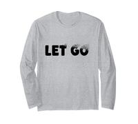 Let Go, Minimalist Typographic Metaphor Design Manche Longue