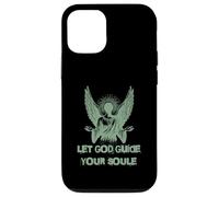 Let God Guide Your Soul Ange Ailes Spirituel Divin Coque pour iPhone 12/12 Pro