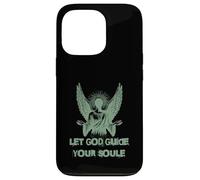 Let God Guide Your Soul Ange Ailes Spirituel Divin Coque pour iPhone 13 Pro