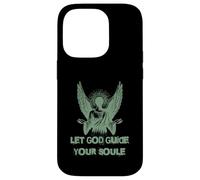 Let God Guide Your Soul Ange Ailes Spirituel Divin Coque pour iPhone 14 Pro