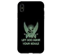 Let God Guide Your Soul Ange Ailes Spirituel Divin Coque pour iPhone XS Max