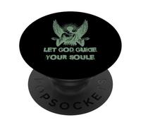 Let God Guide Your Soul Ange Ailes Spirituel Divin PopSockets PopGrip Adhésif