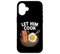 Let Him Cook - Meme de Petit déjeuner Kawaii Funny Bacon and Egg Coque pour iPhone 16