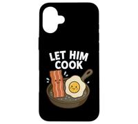 Let Him Cook - Meme de Petit déjeuner Kawaii Funny Bacon and Egg Coque pour iPhone 16 Plus