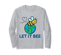 Let It Bee Earth Day est Un passionné d'abeilles de Save The Planet Manche Longue