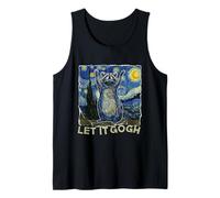 Let it Gogh Funny Van Gogh Starry Night Raccoon Débardeur