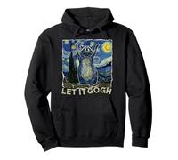 Let it Gogh Funny Van Gogh Starry Night Raccoon Sweat à Capuche