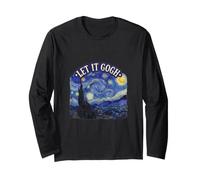 Let It Gogh Nuit étoilée Drôle Artiste Van Gogh Fine Art Manche Longue
