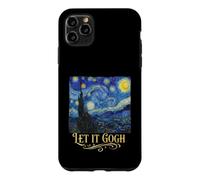 Let It Gogh Peinture Amusante Histoire de la Nuit étoilée Coque pour iPhone 11 Pro Max