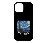 Let It Gogh Peinture d'histoire Amusante Nuit étoilée Coque pour iPhone 12 Mini