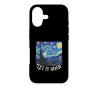 Let It Gogh Peinture d'histoire Amusante Nuit étoilée Coque pour iPhone 17