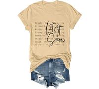 Let It Snow Chemise de Noël amusante pour homme et femme Motif bonhomme de neige, kaki, S