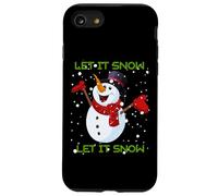 Let it Snow Cute Christmas Funny Christmas Holiday Snowman Dit Coque pour iPhone SE (2020) / 7/8
