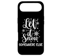Let It Snow Somewhere Else Chapeau d'hiver Amusant avec Inscription « I Hate Cold » Coque pour iPhone Air